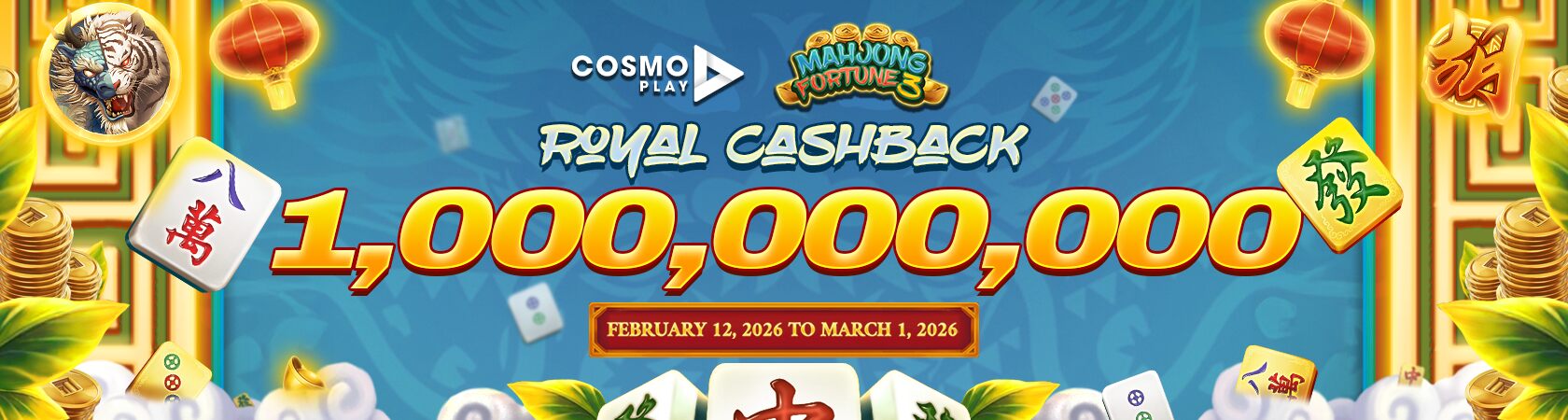 Cosmoplay_Mahjongfortune_Cash back_2/12-3/1